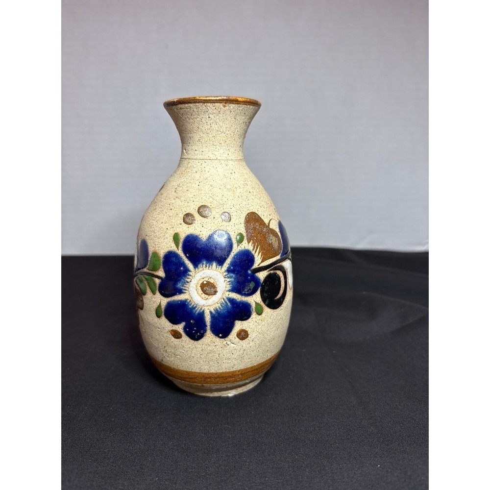 Tonala Mexican Folk‎ Art Pottery Vase